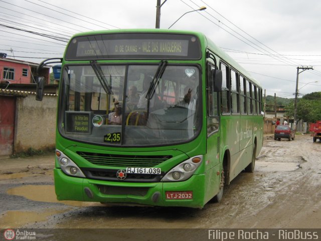Transportes Santo Antônio RJ 161.039 na cidade de Belford Roxo, Rio de Janeiro, Brasil, por Filipe Rocha. Número da foto: #283484.