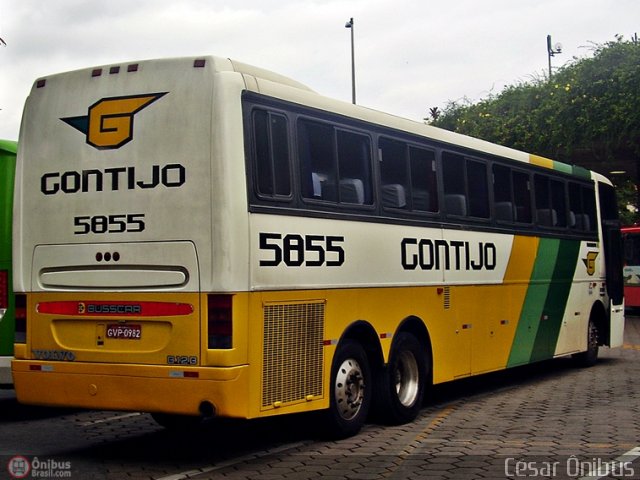 Empresa Gontijo de Transportes 5855 na cidade de Belo Horizonte, Minas Gerais, Brasil, por César Ônibus. Número da foto: #283584.