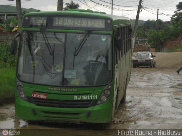 Transportes Santo Antônio RJ 161.111 na cidade de Belford Roxo, Rio de Janeiro, Brasil, por Filipe Rocha. Número da foto: #283478.
