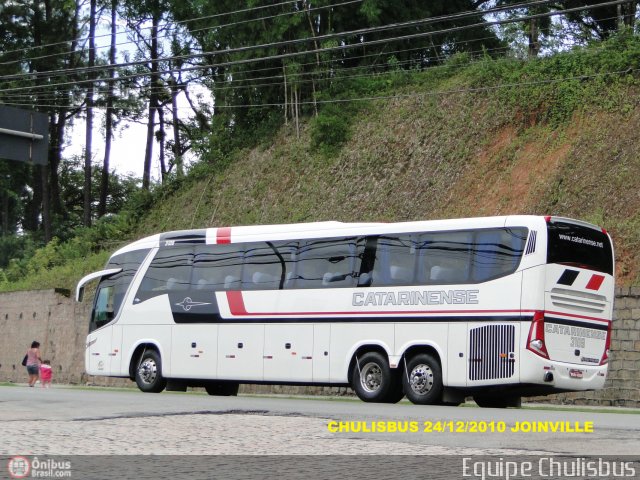 Auto Viação Catarinense 3109 na cidade de Joinville, Santa Catarina, Brasil, por Paulo Roberto Chulis. Número da foto: #284179.