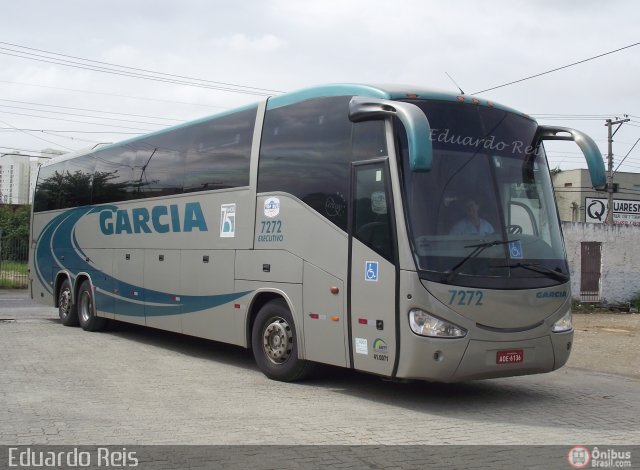 Viação Garcia 7272 na cidade de São José dos Campos, São Paulo, Brasil, por Eduardo Reis. Número da foto: #283880.
