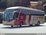 Transportes Única Petrópolis RJ 163.065 na cidade de Petrópolis, Rio de Janeiro, Brasil, por Renan Vieira. Número da foto: #283787.