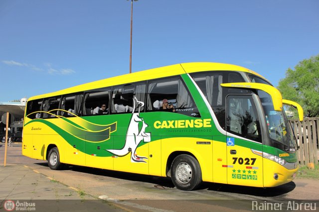 Expresso Caxiense 7027 na cidade de Porto Alegre, Rio Grande do Sul, Brasil, por Rainer Abreu. ID da foto: 285225.