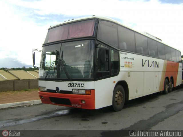 VIAN - Viação Anapolina 99800 na cidade de Caldas Novas, Goiás, Brasil, por Guilherme Antonio. Número da foto: #284974.