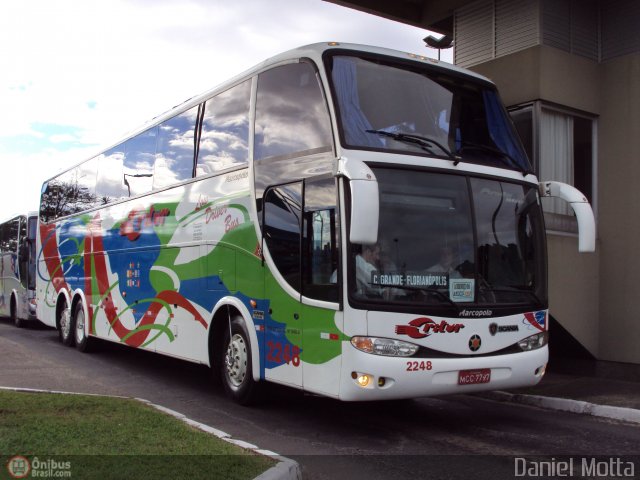 Auto Viação Critur 2248 na cidade de Florianópolis, Santa Catarina, Brasil, por Daniel Motta. Número da foto: #285713.