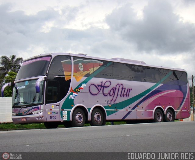 Hofftur Transportes e Turismo 1500 na cidade de Juquitiba, São Paulo, Brasil, por EDUARDO - SOROCABUS. Número da foto: #286407.