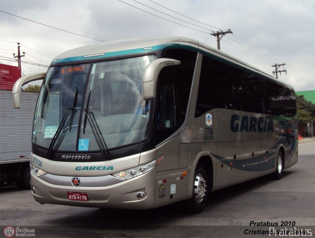 Viação Garcia 7716 na cidade de São Paulo, São Paulo, Brasil, por Cristiano Soares da Silva. Número da foto: #286994.