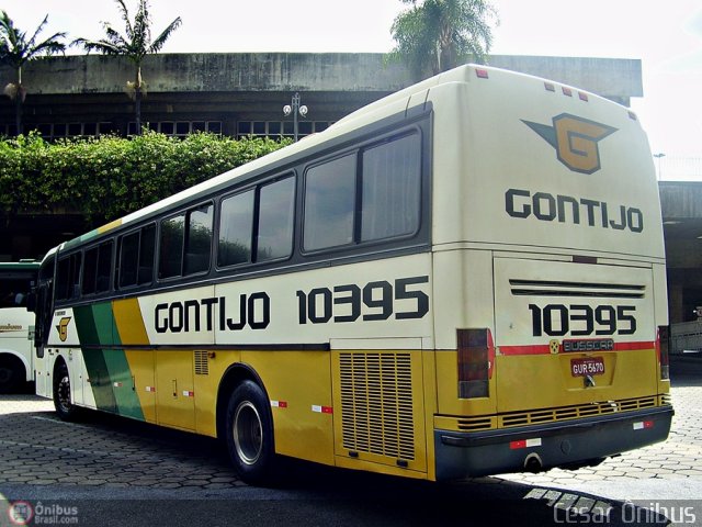 Empresa Gontijo de Transportes 10395 na cidade de Belo Horizonte, Minas Gerais, Brasil, por César Ônibus. ID da foto: 286397.