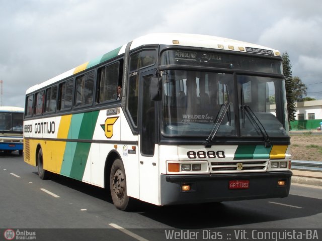 Empresa Gontijo de Transportes 8880 na cidade de Vitória da Conquista, Bahia, Brasil, por Welder Dias. ID da foto: 287206.