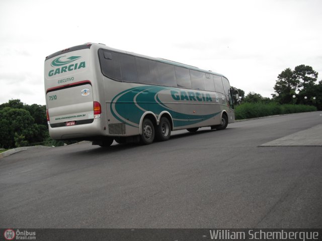 Viação Garcia 7510 na cidade de Ponta Grossa, Paraná, Brasil, por William Schembergue  . Número da foto: #286513.