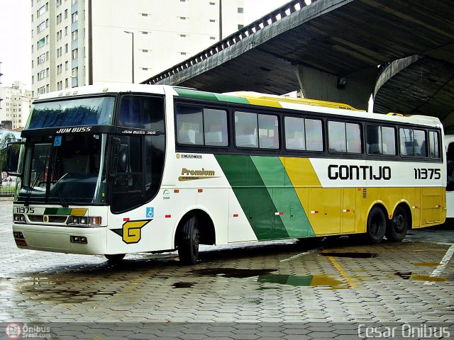 Empresa Gontijo de Transportes 11375 na cidade de Belo Horizonte, Minas Gerais, Brasil, por César Ônibus. ID da foto: 287413.