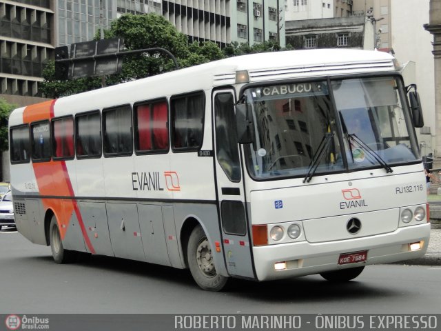 Evanil Transportes e Turismo RJ 132.116 na cidade de Rio de Janeiro, Rio de Janeiro, Brasil, por Roberto Marinho - Ônibus Expresso. ID da foto: 287318.