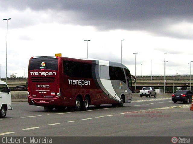 Transpen Transporte Coletivo e Encomendas 38020 na cidade de São Paulo, São Paulo, Brasil, por Cleber C.  Moreira. Número da foto: #287710.