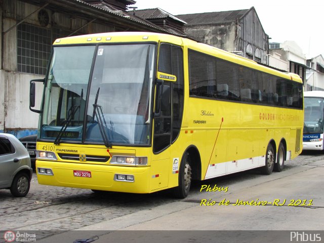 Viação Itapemirim 45101 na cidade de Rio de Janeiro, Rio de Janeiro, Brasil, por Paulo Henrique. ID da foto: 287328.