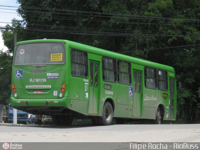 Transportes Santo Antônio RJ 161.116 na cidade de Belford Roxo, Rio de Janeiro, Brasil, por Filipe Rocha. ID da foto: 287885.