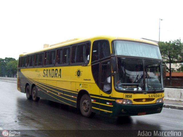 Viação Sandra 7850 na cidade de Belo Horizonte, Minas Gerais, Brasil, por Adão Raimundo Marcelino. ID da foto: 288176.