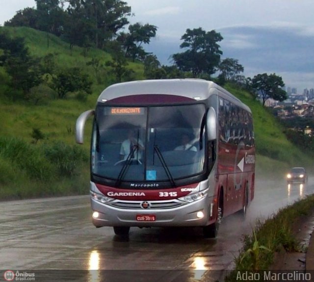 Expresso Gardenia 3315 na cidade de Belo Horizonte, Minas Gerais, Brasil, por Adão Raimundo Marcelino. Número da foto: #290132.