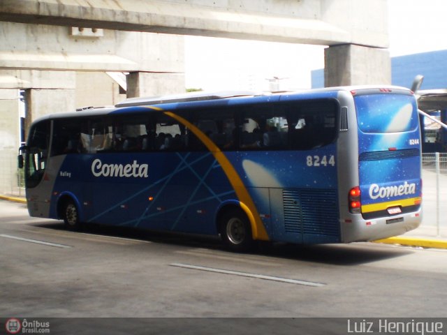 Viação Cometa 8244 na cidade de Campinas, São Paulo, Brasil, por Luiz Henrique. ID da foto: 290057.