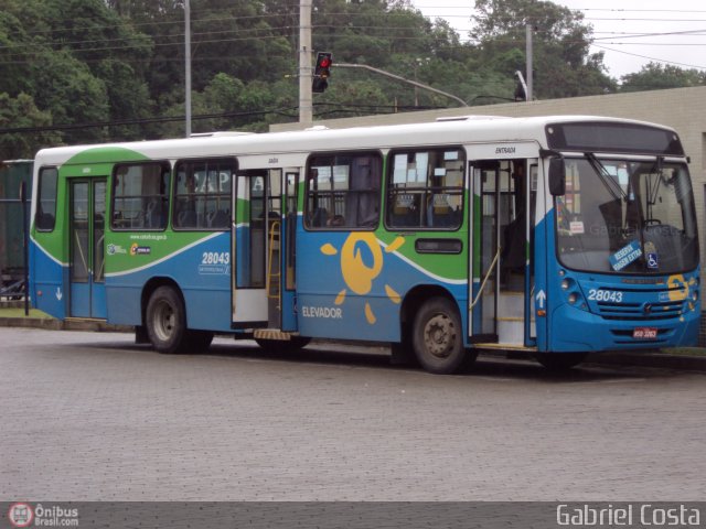 Metropolitana Transportes e Serviços 28043 na cidade de Cariacica, Espírito Santo, Brasil, por Gabriel Costa. ID da foto: 290120.