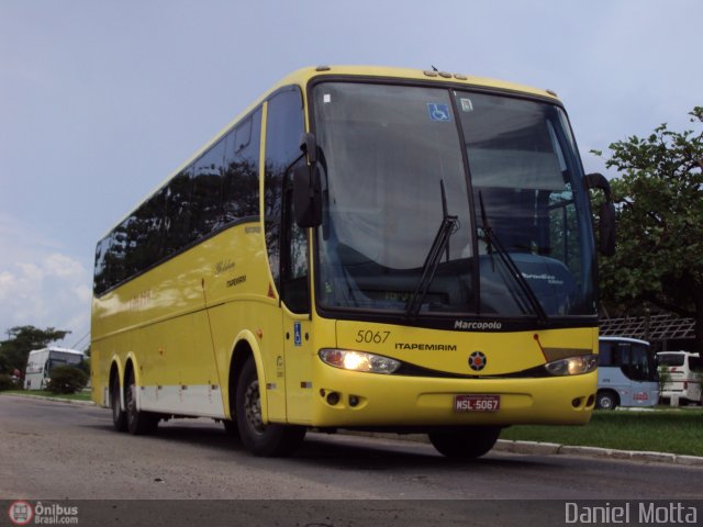 Viação Itapemirim 5067 na cidade de Florianópolis, Santa Catarina, Brasil, por Daniel Motta. Número da foto: #289780.