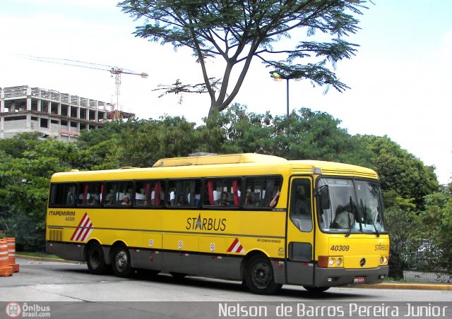 Viação Itapemirim 40309 na cidade de São Paulo, São Paulo, Brasil, por Nelson  de Barros Pereira Junior. Número da foto: #291025.