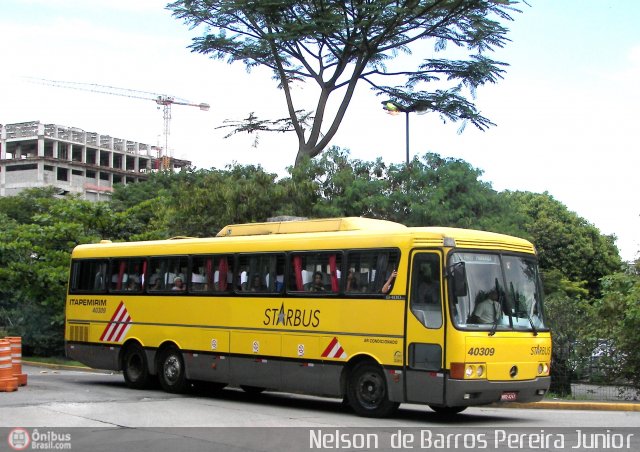 Viação Itapemirim 40309 na cidade de São Paulo, São Paulo, Brasil, por Nelson  de Barros Pereira Junior. ID da foto: 291025.