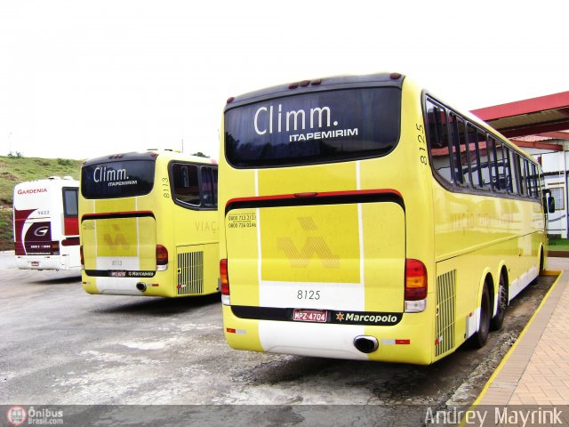 Viação Itapemirim 8125 na cidade de Perdões, Minas Gerais, Brasil, por Andrey Gustavo. ID da foto: 290770.