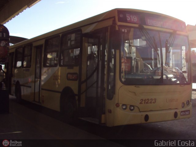 Unimar Transportes 21223 na cidade de Vila Velha, Espírito Santo, Brasil, por Gabriel Costa. ID da foto: 290200.