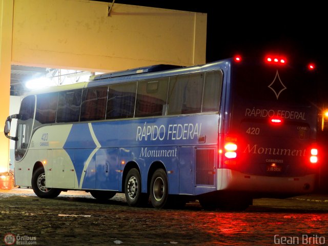 Rápido Federal 420 na cidade de Uberaba, Minas Gerais, Brasil, por Gean Brito. ID da foto: 291268.