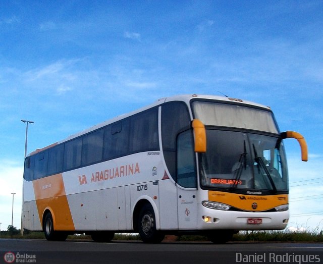 Viação Araguarina 10715 na cidade de Samambaia, Distrito Federal, Brasil, por Daniel Rodrigues. Número da foto: #291358.