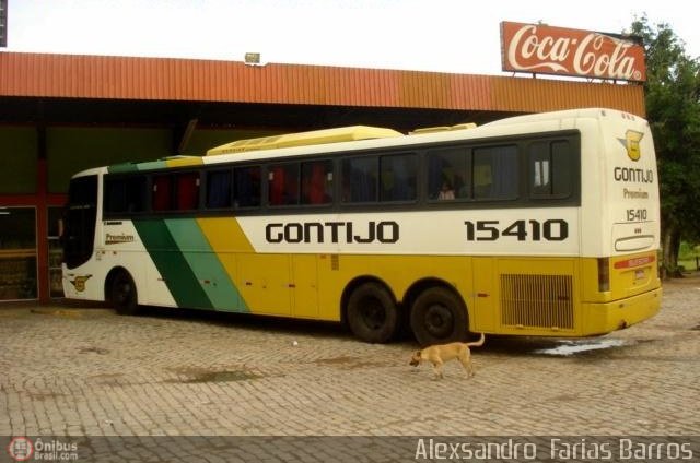 Empresa Gontijo de Transportes 15410 na cidade de Leopoldina, Minas Gerais, Brasil, por Alexsandro  Farias Barros. Número da foto: #291181.