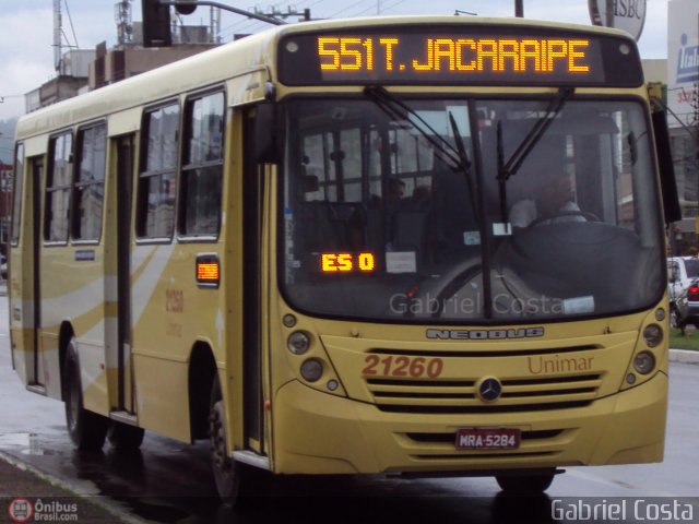 Unimar Transportes 21260 na cidade de Vitória, Espírito Santo, Brasil, por Gabriel Costa. ID da foto: 291284.