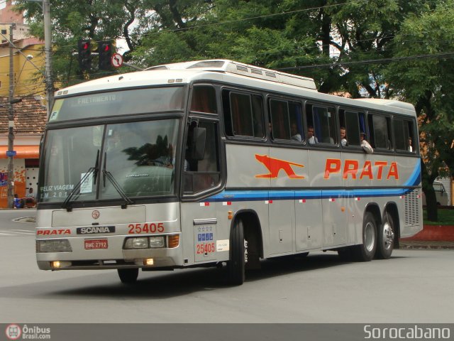 Expresso de Prata 25405 na cidade de Sorocaba, São Paulo, Brasil, por Elias  Junior. ID da foto: 291630.