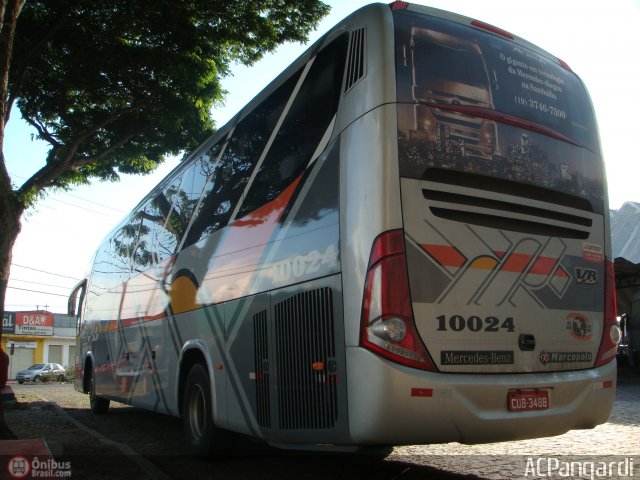 VB Transportes e Turismo 10024 na cidade de Indaiatuba, São Paulo, Brasil, por Antonio Carlos Pangardi. ID da foto: 291879.