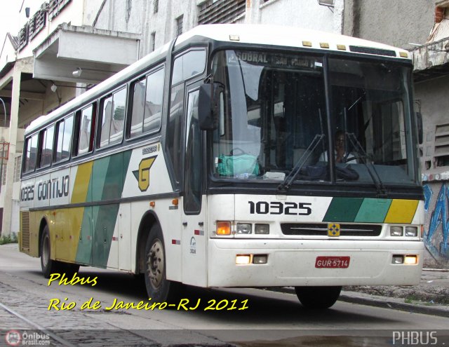 Empresa Gontijo de Transportes 10325 na cidade de Rio de Janeiro, Rio de Janeiro, Brasil, por Paulo Henrique. ID da foto: 292484.