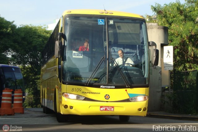 Viação Itapemirim 8109 na cidade de São Paulo, São Paulo, Brasil, por Fabricio do Nascimento Zulato. ID da foto: 293083.