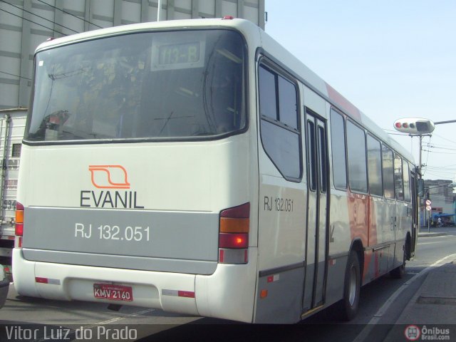 Evanil Transportes e Turismo RJ 132.051 na cidade de Nova Iguaçu, Rio de Janeiro, Brasil, por Vitor Luiz do Prado. Número da foto: #292616.