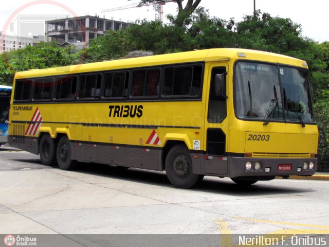 Viação Itapemirim 20203 na cidade de São Paulo, São Paulo, Brasil, por Nerilton F.  ônibus. Número da foto: #276523.