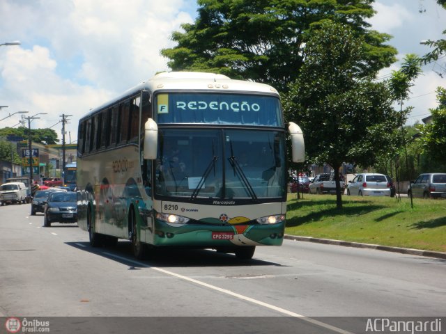 Redenção Turismo 8210 na cidade de São Paulo, São Paulo, Brasil, por Antonio Carlos Pangardi. Número da foto: #276236.