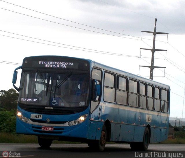 Taguatur - Taguatinga Transporte e Turismo 05637 na cidade de Samambaia, Distrito Federal, Brasil, por Daniel Rodrigues. Número da foto: #293543.