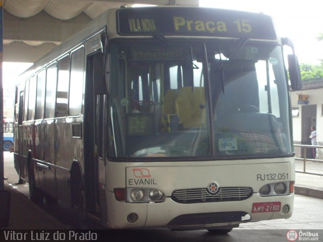 Evanil Transportes e Turismo RJ 132.051 na cidade de Nova Iguaçu, Rio de Janeiro, Brasil, por Vitor Luiz do Prado. Número da foto: #293318.