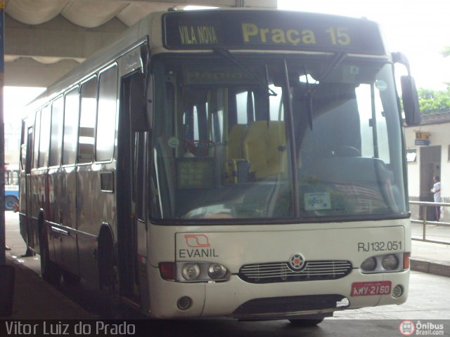 Evanil Transportes e Turismo RJ 132.051 na cidade de Nova Iguaçu, Rio de Janeiro, Brasil, por Vitor Luiz do Prado. ID da foto: 293318.