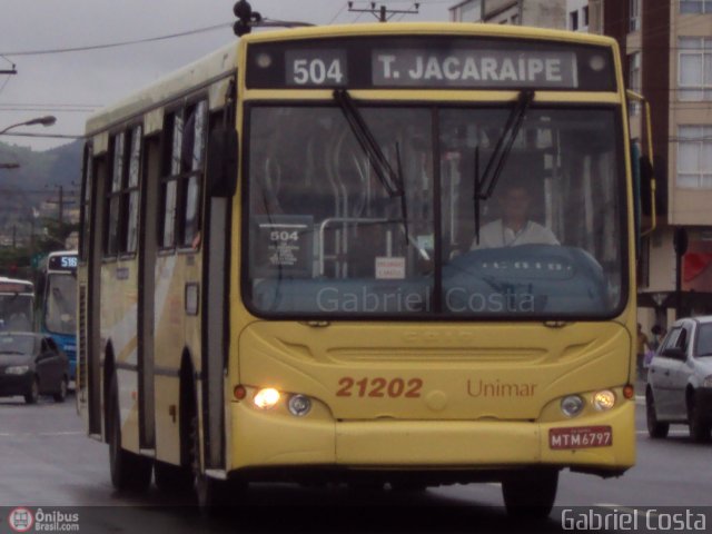 Unimar Transportes 21202 na cidade de Vitória, Espírito Santo, Brasil, por Gabriel Costa. ID da foto: 293635.