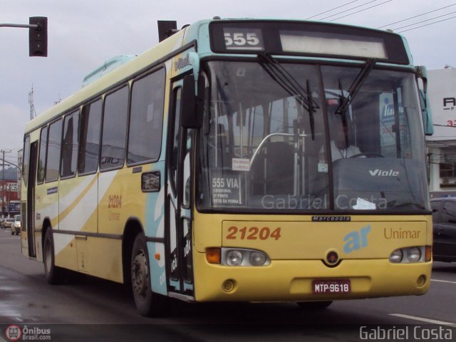 Unimar Transportes 21204 na cidade de Vitória, Espírito Santo, Brasil, por Gabriel Costa. ID da foto: 293631.