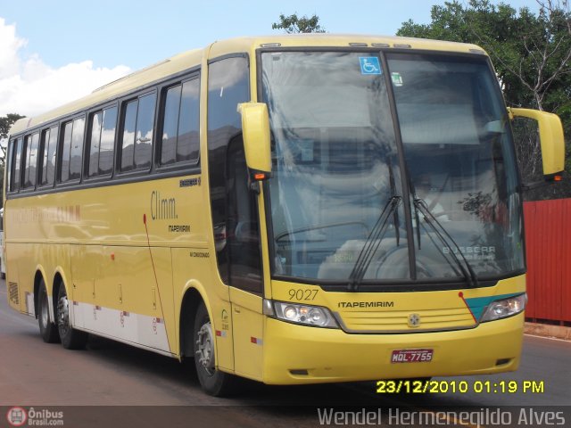 Viação Itapemirim 9027 na cidade de Brasília, Distrito Federal, Brasil, por Wendel Hermenegildo Alves. Número da foto: #294341.