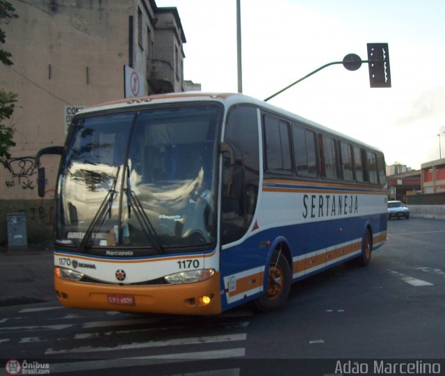 Viação Sertaneja 1170 na cidade de Belo Horizonte, Minas Gerais, Brasil, por Adão Raimundo Marcelino. Número da foto: #295984.
