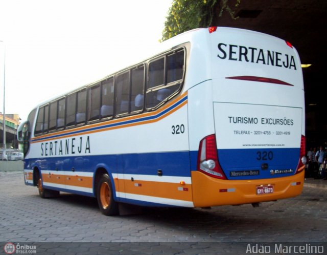 Viação Sertaneja 320 na cidade de Belo Horizonte, Minas Gerais, Brasil, por Adão Raimundo Marcelino. Número da foto: #296006.