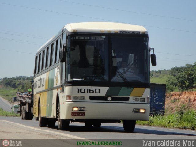 Empresa Gontijo de Transportes 10160 na cidade de Sete Lagoas, Minas Gerais, Brasil, por Ivan Caldeira Moc. ID da foto: 295188.