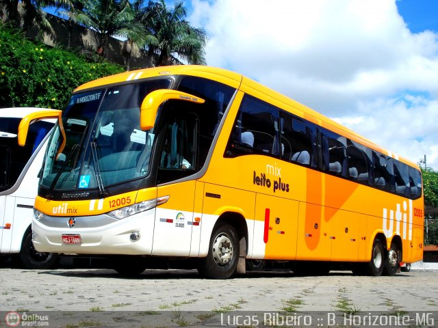 UTIL - União Transporte Interestadual de Luxo 12005 na cidade de Belo Horizonte, Minas Gerais, Brasil, por Lucas  Ribeiro. Número da foto: #296919.