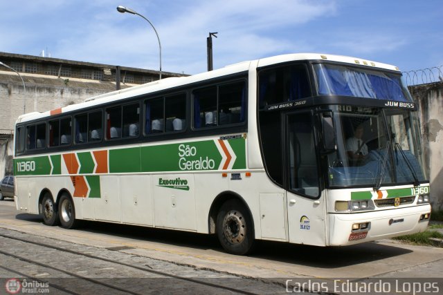 Cia. São Geraldo de Viação 11360 na cidade de Rio de Janeiro, Rio de Janeiro, Brasil, por Carlos Eduardo Lopes. Número da foto: #296218.